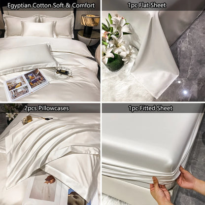 Luxury Egyptian Cotton Bed Sheet Set