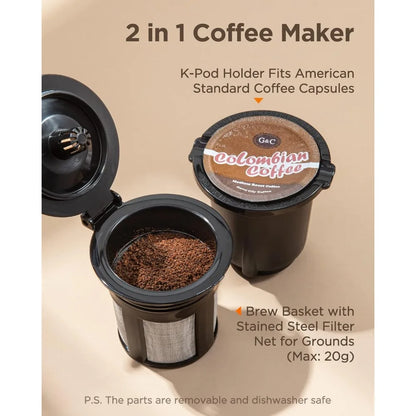 Mini Coffee Maker Single Serve