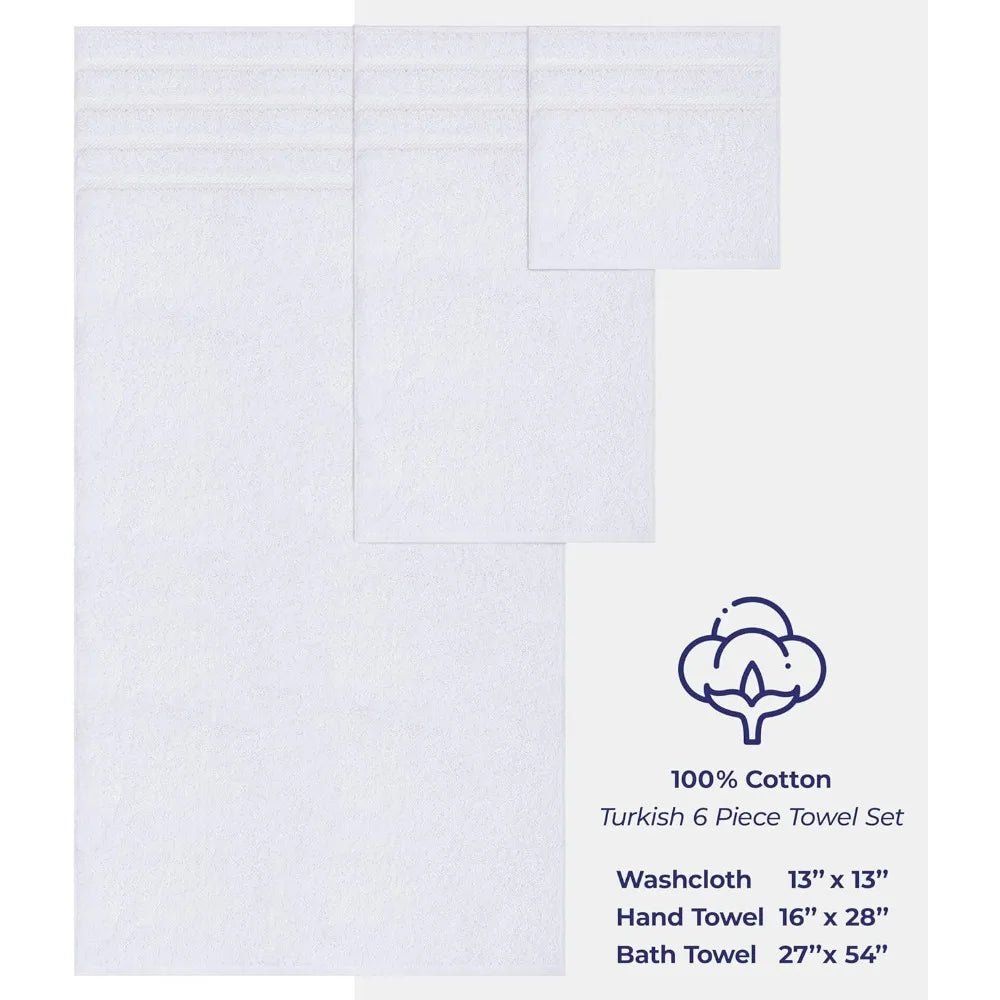6-Piece Cotton Towel Set