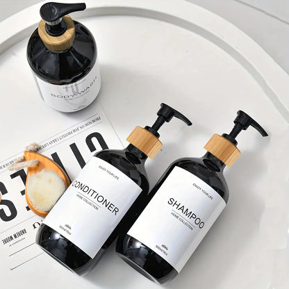 Bathroom Shampoo Dispenser Set
