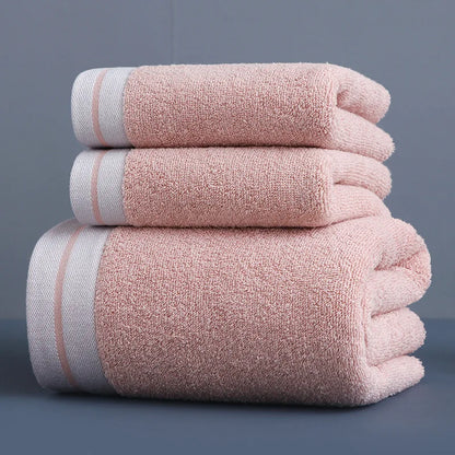 Soft Absorbent Cotton Bath Towels