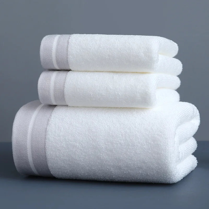 Soft Absorbent Cotton Bath Towels