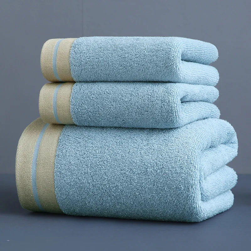 Soft Absorbent Cotton Bath Towels