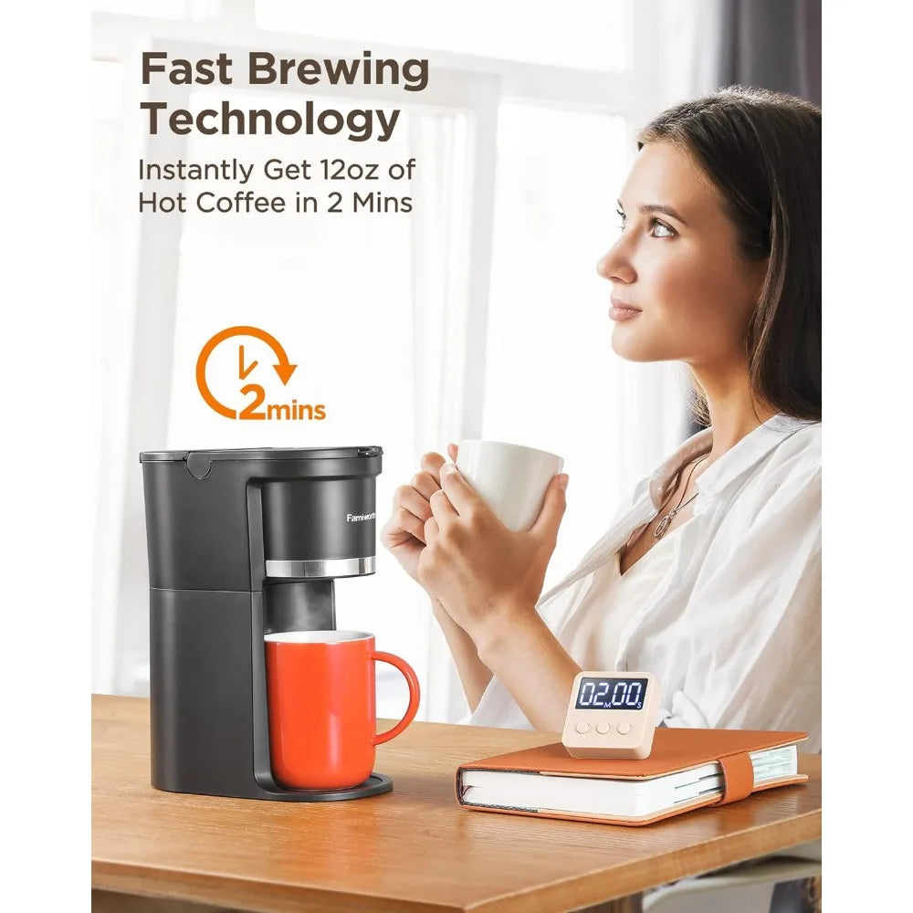 Mini Coffee Maker Single Serve
