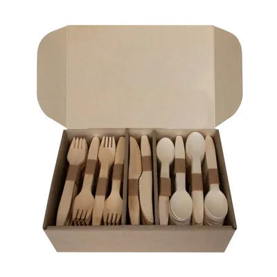 Disposable Wooden Cutlery Set