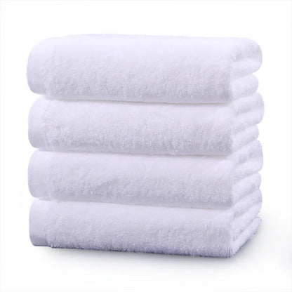 White Cotton Face Bath Towel Set