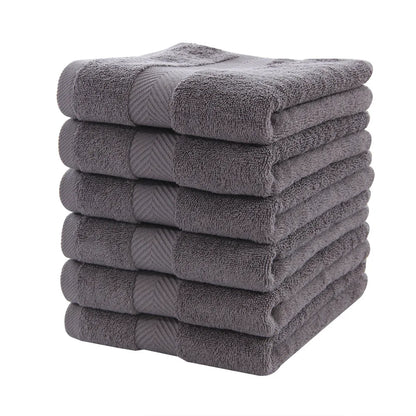 White Cotton Face Bath Towel Set