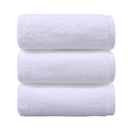 White Cotton Face Bath Towel Set